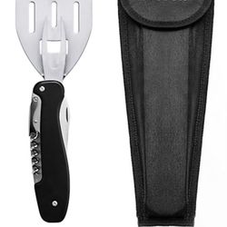 EZCook 5-in-1 BBQ Tool with Grill Fork and Grill Spatula