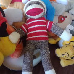 Sock Monkey With Outfit