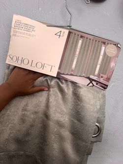 Soho Loft 4-Piece Room-Darkening Window Panel Set