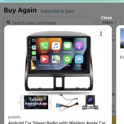 Honda Crv Radio Android CarPlay Head Unit 