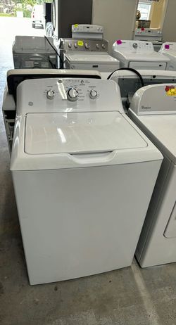 GE Top Load Washer White - High Efficiency Quiet Operation