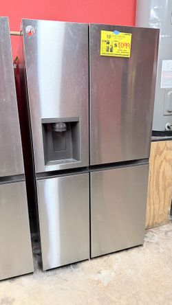 LG STAINLESS STEEL SIDE-BY-SIDE REFRIGERATOR