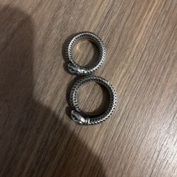 Men's Gucci Garden Silver Snake Ring