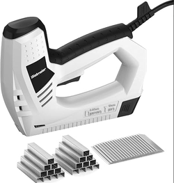 Bielmeier Electric Staple Gun, 2-in-1 Staple Gun Brad Nailer Including 2000Pcs Staple