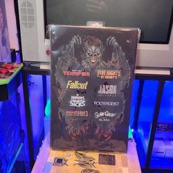 Universal Halloween Horror Nights HHN 2025 All IP Houses Poster 17"x11"