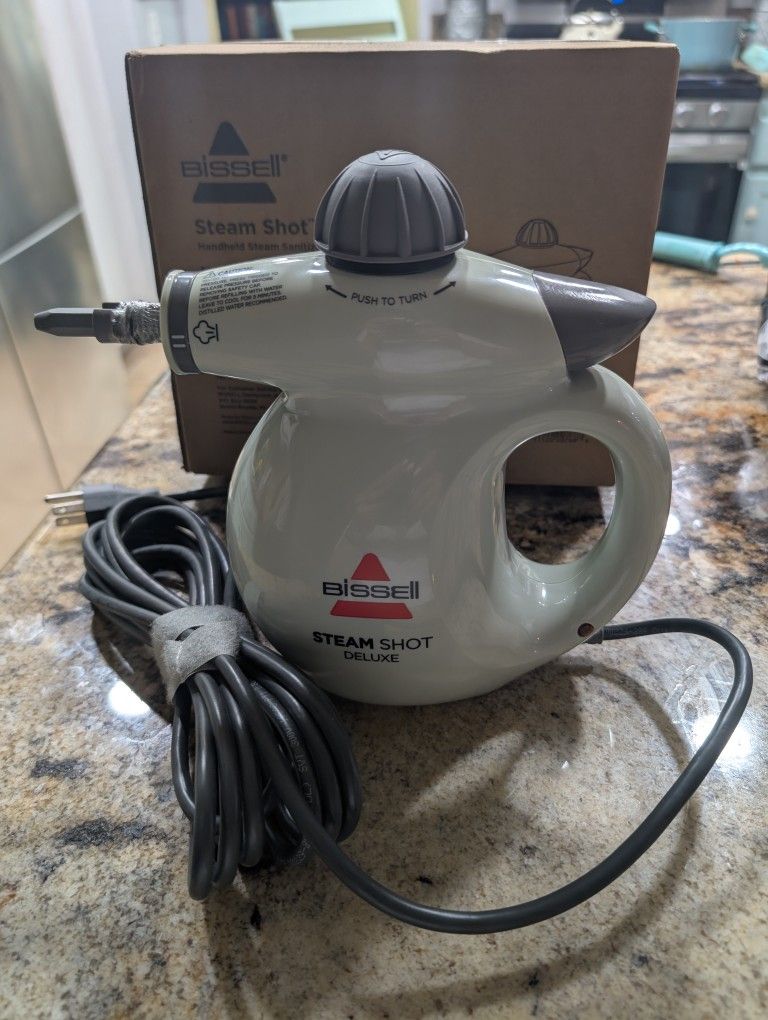 Bissell Steam Shot Deluxe Handheld Steam Sanitizer And Cleaner