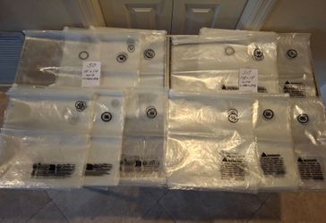 100 POLY BAGS WITH ZIPPERED TOP FOR CLOTHING-STORAGE-OR ALMOST ANYTHING ONLY $10 - THATS 10 CENTS EACH SEE ALL 12 PHOTOS