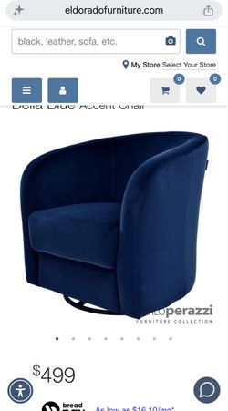 Blue Accent Chair