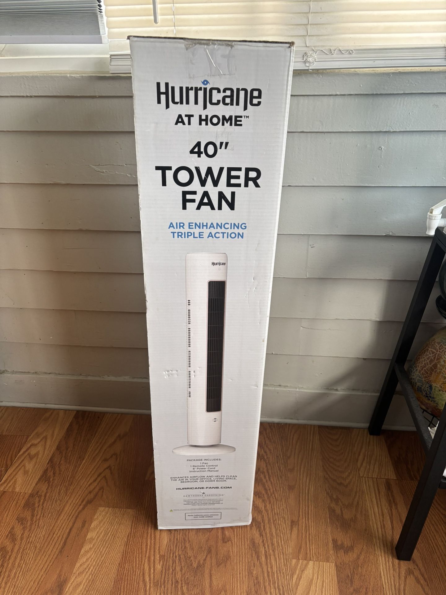 Hurricane Tower Fan 40”corded $45
