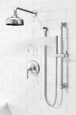 Hand Shower Slide Bar Combo shower head