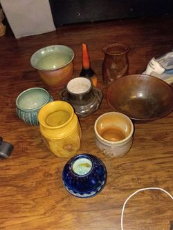 John Yerga 9 piece collection all signed except the blue one