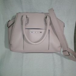 STEVE MADDEN PINK PURSE WITH DETACHABLE STRAP