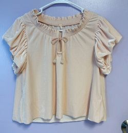 Free People Velvet Blouse Size XS