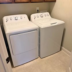 GE washer and electric dryer one year old