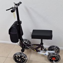 All Terrain Foldable Knee Scooter Walker, Disc Brake
