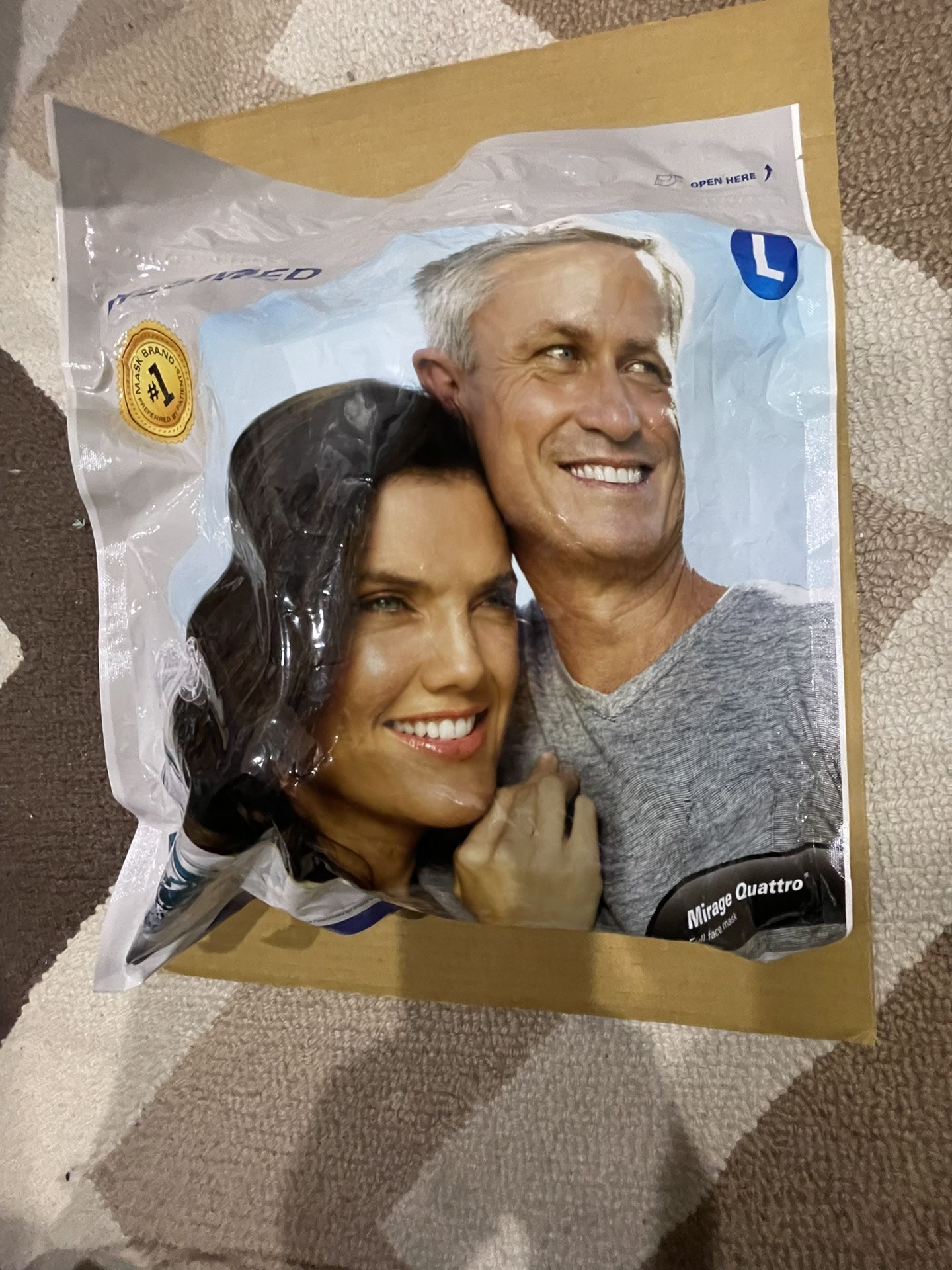 Mirage Quattro Full Face Mask - Large - 61203 (BRAND NEW, Sealed)