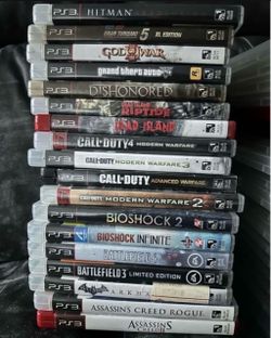 36 PLAYSTATION 3 GAMES