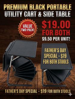 FATHER’S DAY SPECIAL: Premium Portable Utility Stools – Only $19 for Both!