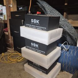 SOK  100AH LITHIUM BATTERIES 