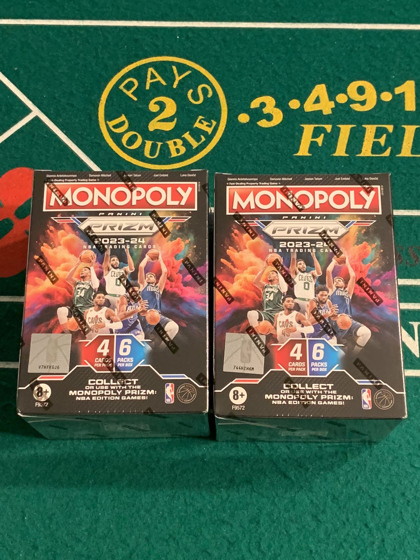 Brand New 2023-24 Panini Prizm Monopoly NBA Basketball Blaster Box - Wembanyama Hunt!!! Lot Of 2!!!