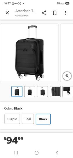 New American Tourister Carry On Luggage. Sells at costco for $95 plus tax