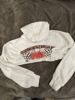 White Cropped Women’s Sweatshirt