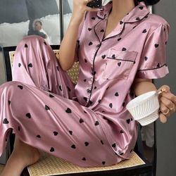 Valentines Pajamas XL