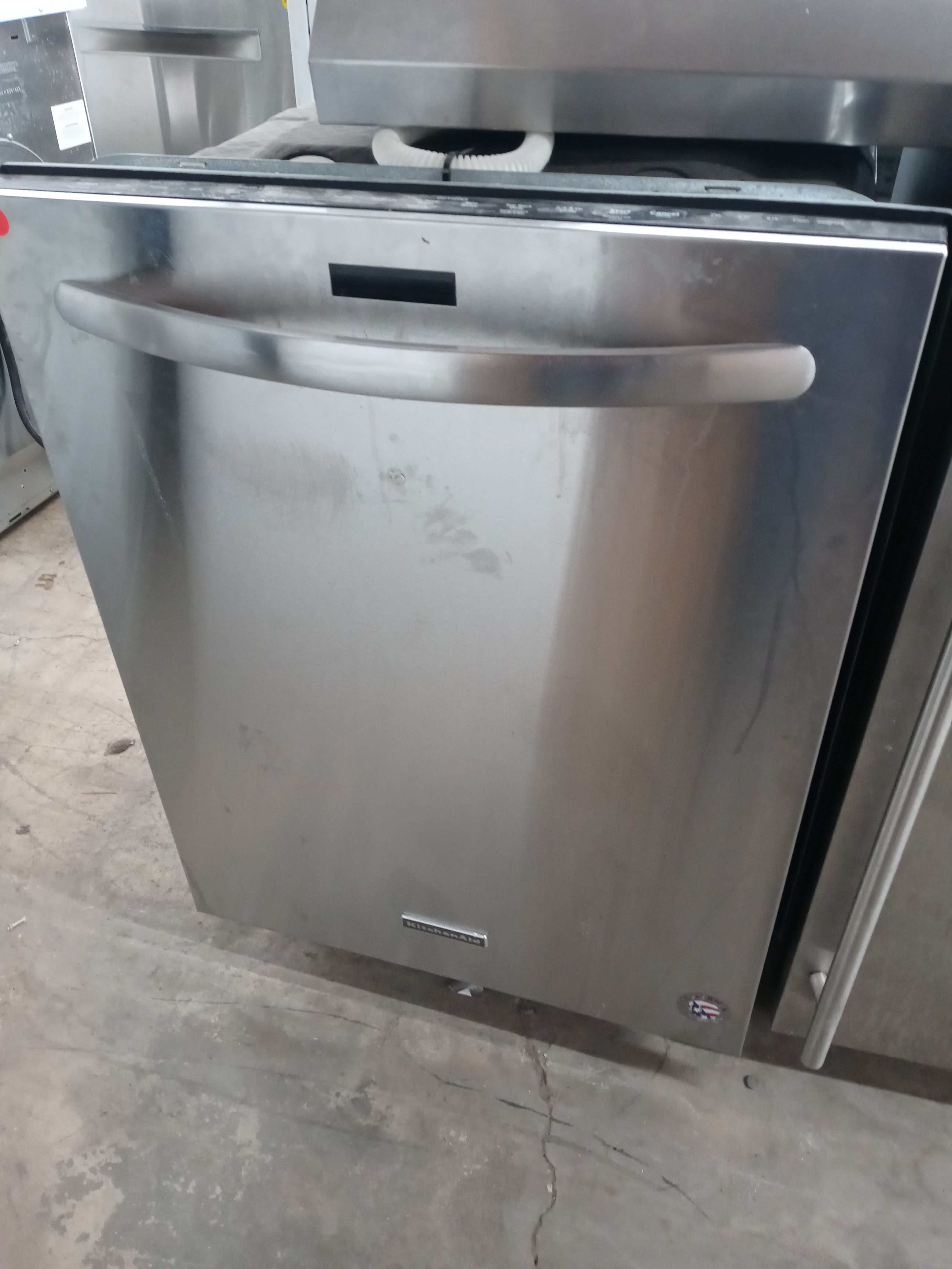 KitchenAid stainless steel dishwasher with stainless tub - Free delivery