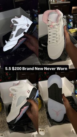 Jordan 5s Med Soft Pink