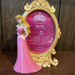 Disney Store Sleeping Beauty Aurora Picture Frame Damaged Crown