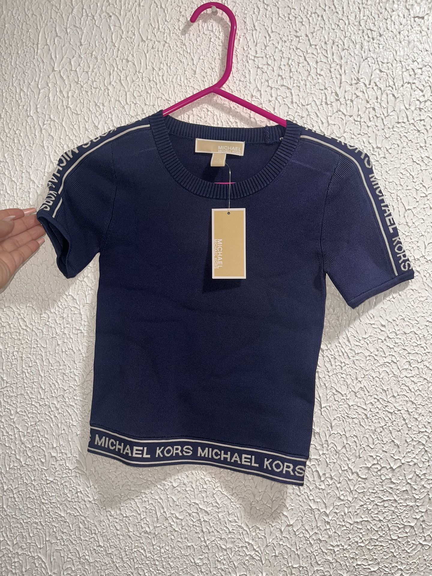 MICHAEL KORS XS BLOUSE CROP TOP