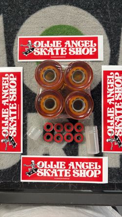 Transparent Skateboard Cruiser Wheels 59mm with Abec 7 Bearings