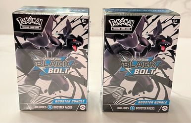 2 Pokemon Black Bolt Booster Bundle