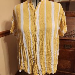 Yellow Button Up