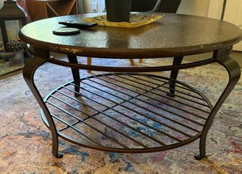 Copper coffee table