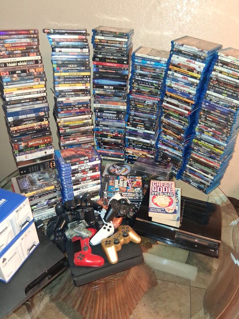 PS3 PS4 Consoles Controllers Games & Movies