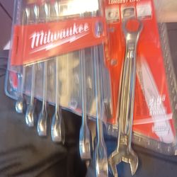 Milwaukee 7pc Metric Ratcheting Wrenches 