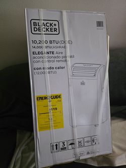 Black+Decker Portable Air Conditioner 10,200 BTU