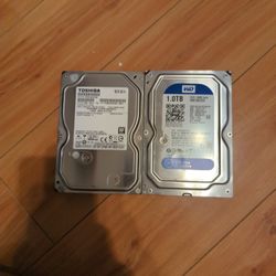 2 1tb Sata 3 Hard Drives (Price Negotiable)