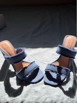 Schultz Women’s Heels Amery Azul/ Summer Jeans Size 8.5 B