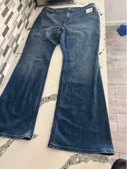 Old navy high rise long jeans size 18 new