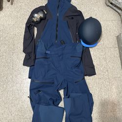 The North Fave Purist Jacket And Bib Combo
