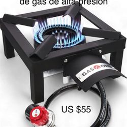 Estufa Portátil Con Quemador De Gas De Alta Presión 
