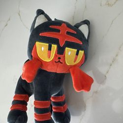 Pokémon 8" Litten Plush - Officially Licensed - Quality Soft Stuffed Animal Toy - Sun and Moon Starter - 