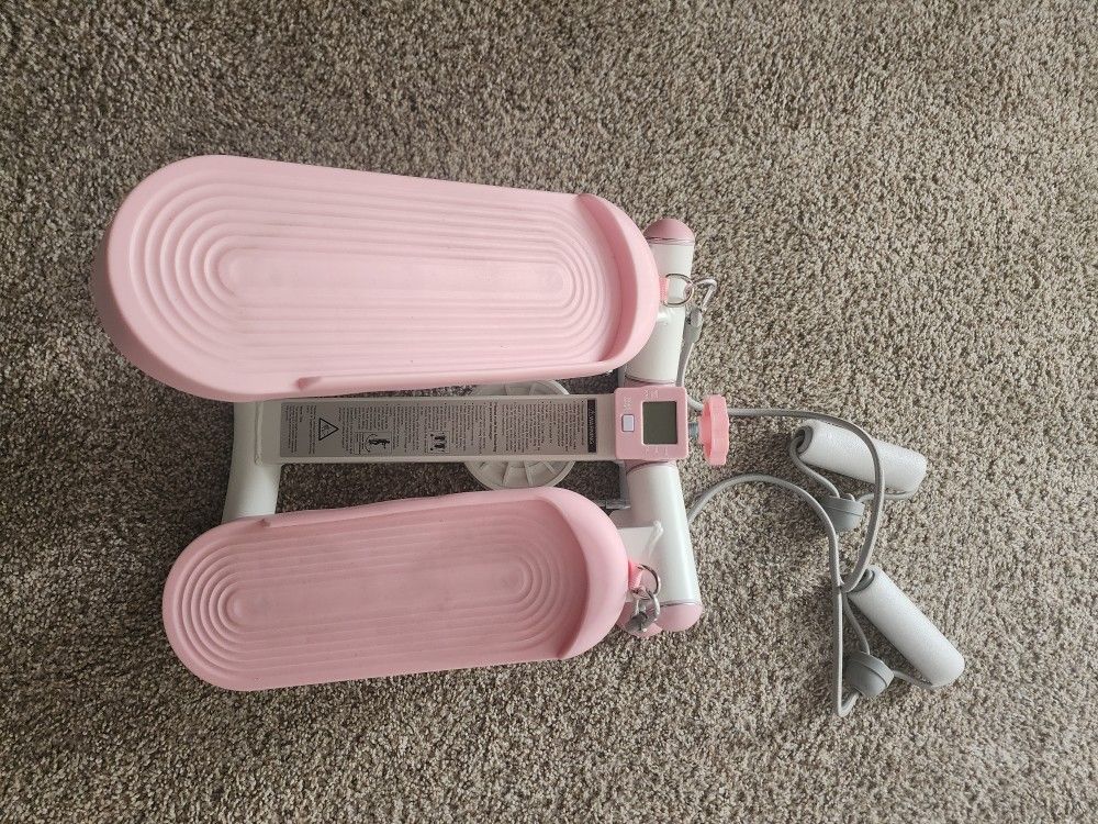 Pink Exercise Stepper