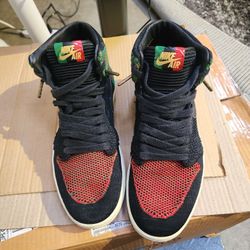 Nike Air Jordan 1 Retro High F L Y N I T Black History Month BHM Number AA2426-026 Size 8 Men Excellent Condition