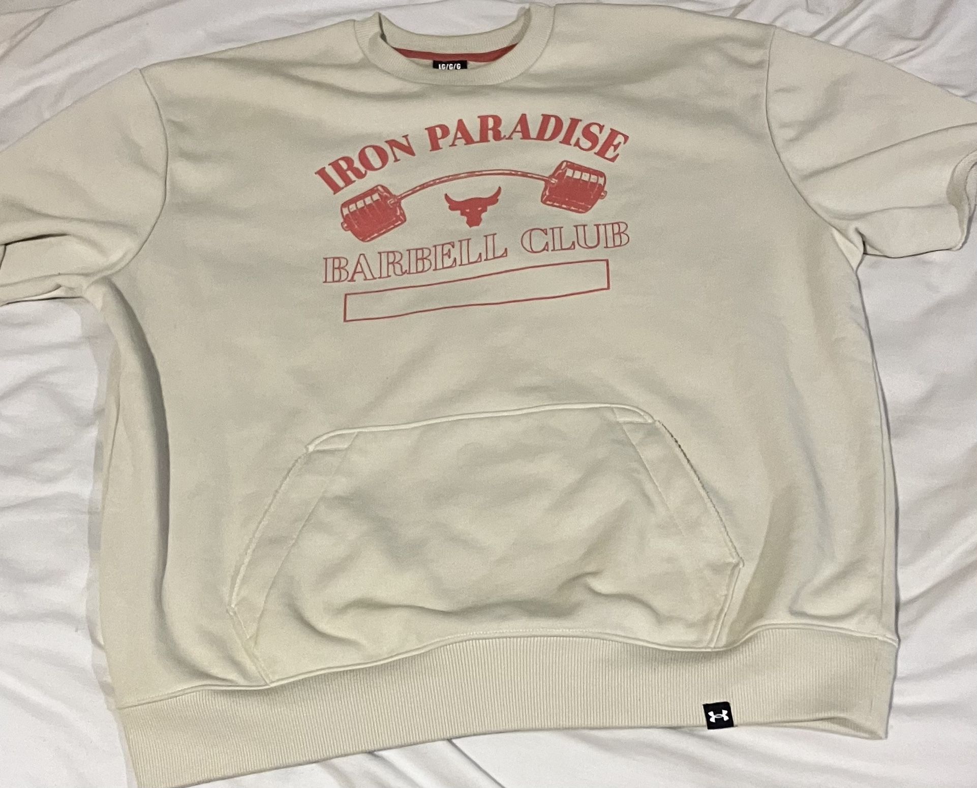 Project Rock Iron Paradise Barbell Club Sweatshirt