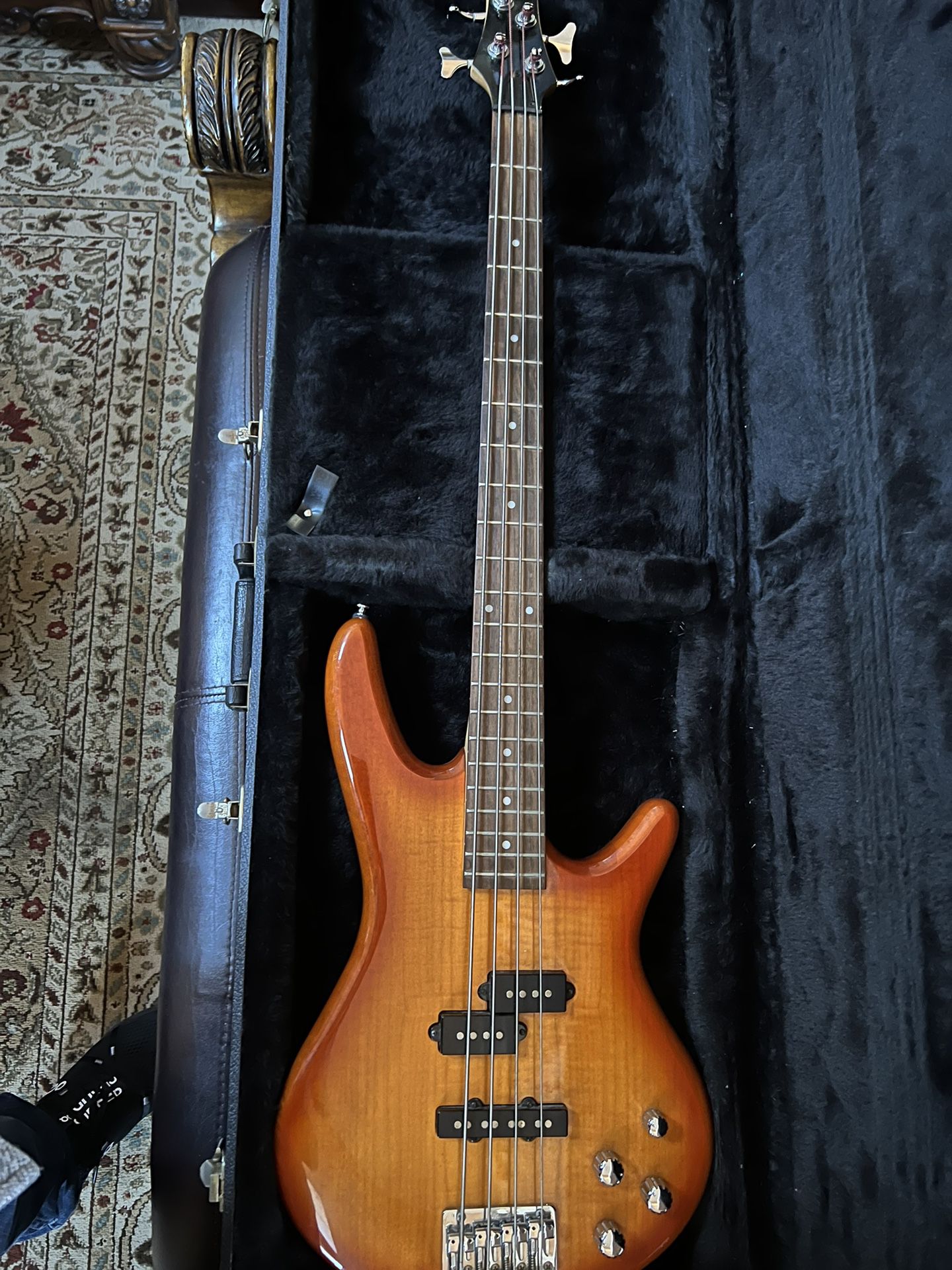 Ibanez Bass Guitar with hard case