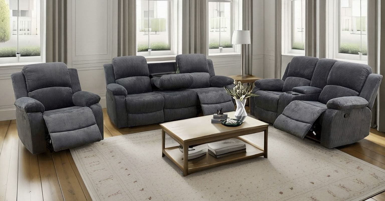 💥FREE DELIVERY💥Brand New  3PC Reclining Sofa Loveseat Chair Set