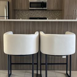 White Counter Stools